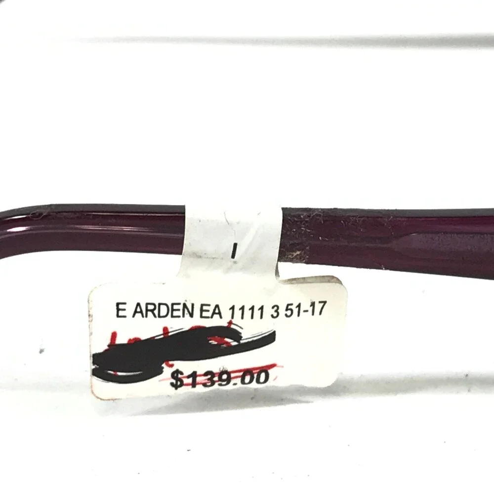 Elizabeth Arden EA 111-3 Eyeglasses Frames Purple Rectangular Full Rim 51-17-130